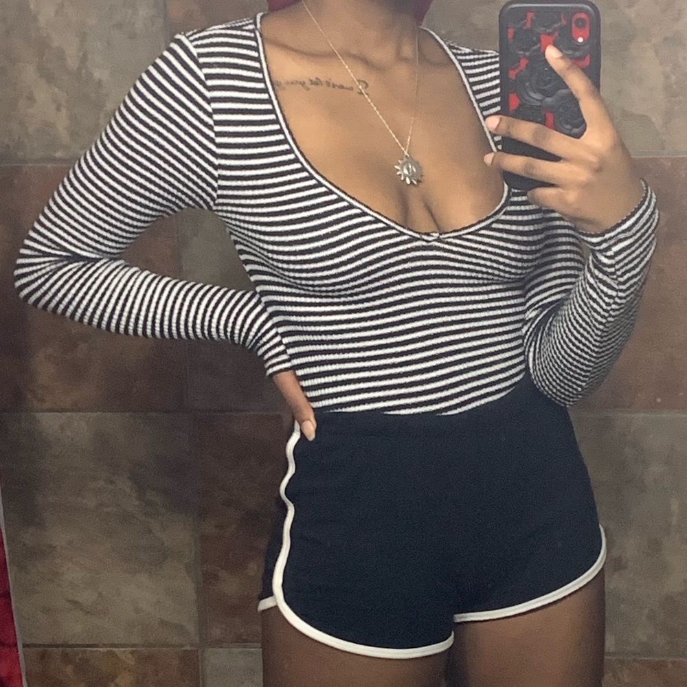 Ribbed Striped Long Sleeve